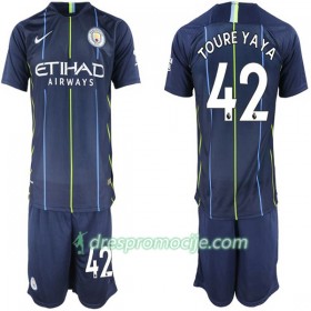 Manchester City Dres Toure Yaya 42 Dječji Gostujući 2018/19 Kratkih Rukava